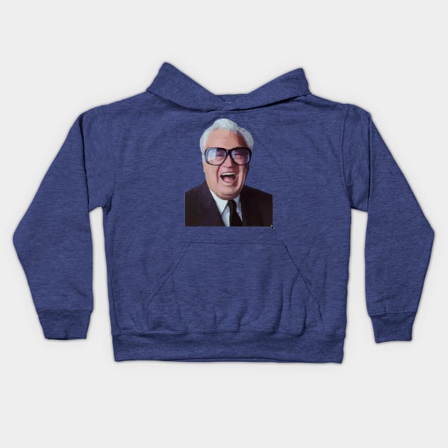 Harry Caray Kids Hoodie by ryanmpete